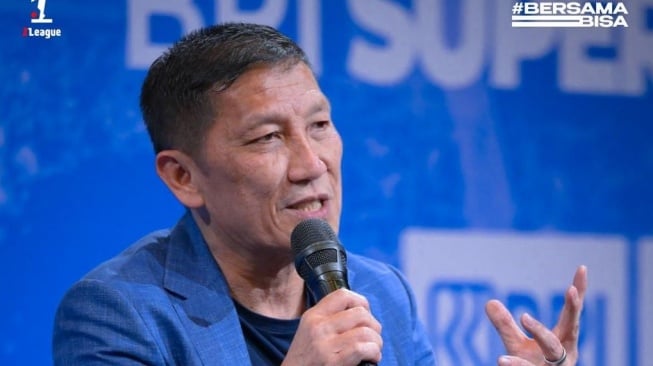 Direktur Utama I.League atau yang sebelumnya bernama Liga Indonesia Baru (LIB) Ferry Paulus menyebut bahwa larangan away suporter untuk Super League 2025/2026 belum dicabut.(Dok. I.League)