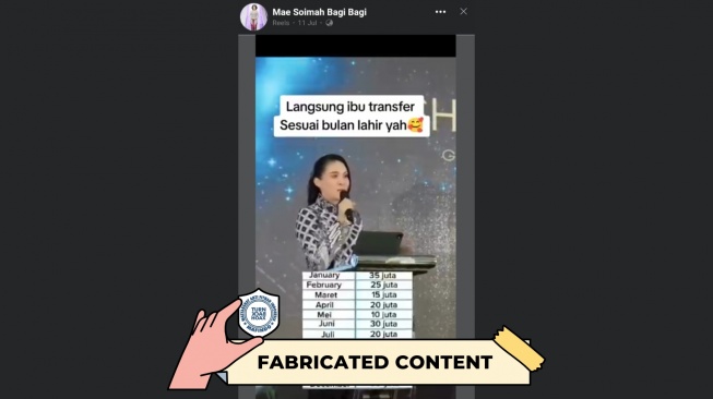 CEK FAKTA, Benarkah Gubernur Maluku Utara Sherly Tjoanda Bagi-bagi Uang Berdasarkan Bulan Lahir. [TurnBackHoax.id]