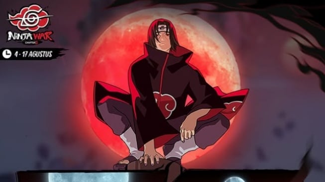 Ilustrasi Arrival Animation Itachi. (Garena)