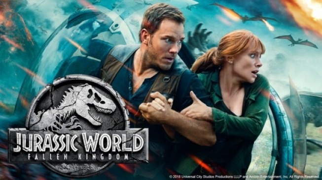 Jurassic World (2015) akan tayang malam ini di Trans TV pukul 21.00 WIB. [YouTube]