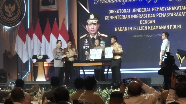 Perkuat Keamanan dan Penegakan Hukum, Kemenimipas dan Polri Berkolaborasi