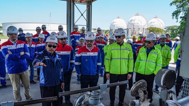 Pastikan Sarfas Prima Untuk Layanan Masyarakat, Dirut Pertamina Patra Niaga Cek Terminal LPG