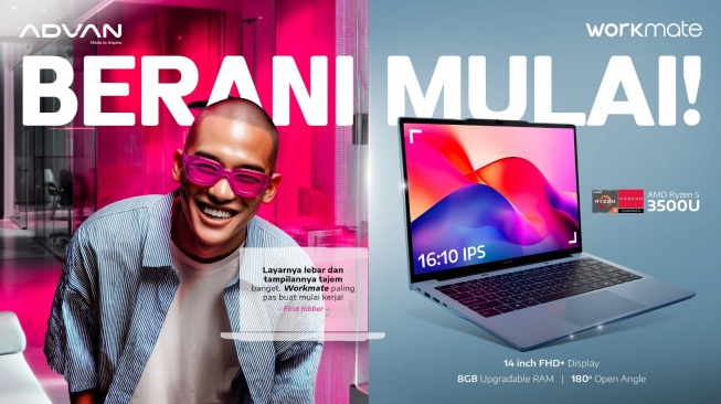 Advan Workmate Meluncur ke Indonesia, Laptop Murah Harga Mulai Rp 3 Jutaan