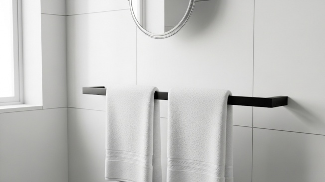 10 Model Gantungan Handuk Kamar Mandi Minimalis, Fungsional dan Tahan Lama!