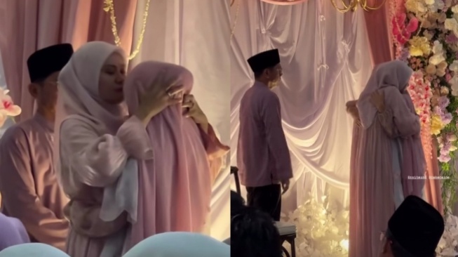 Suasana Haru Pengajian Jelang Pernikahan Nadin Amizah dengan Adik Sheila Dara 8 Agustus. [Instagram]