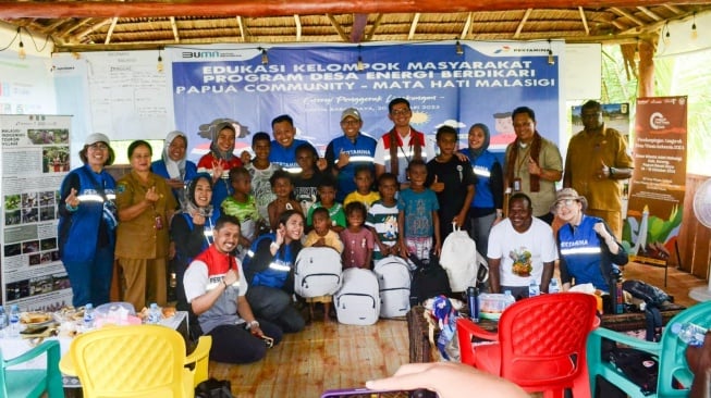 Kiprah Pertamina ke Pelosok Negeri, Bangun Kampung Adat Malasigi Papua jadi Berdikari Energi