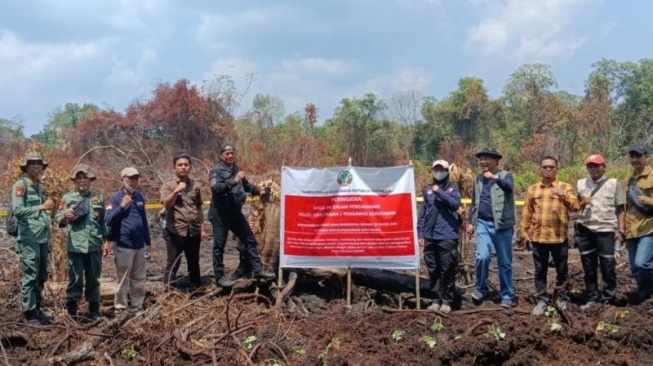 Tiga Perusahaan Hutan di Riau Disegel karena Kebakaran Lahan Gambut