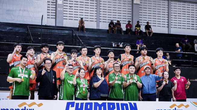 Quattrick Juara! Aras Gading Muda Jakarta Ukir Sejarah di Kejurnas Basket Indonesia