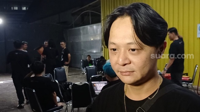 DJ Bravy saat ditemui di kawasan Daan Mogot, Jakarta Barat pada Senin, 4 Agustus 2025 [Suara.com/Tiara Rosana].
