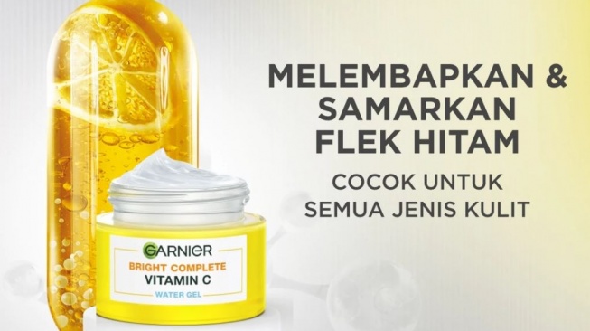 Moisturizer vitamin C. (Shopee/Garnier Indonesia Official Shop)