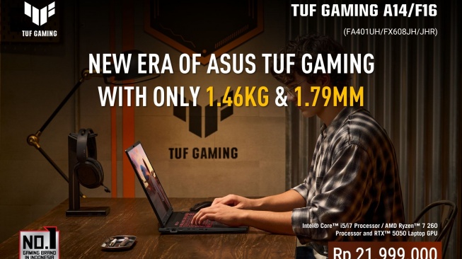 Asus TUF Gaming A14 – FA401UH. [Asus Indonesia]