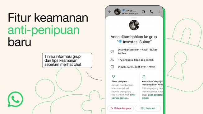 Fitur baru keamanan WhatsApp. [WhatsApp]