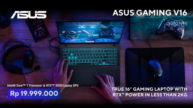Asus Gaming V16 V3607VH. [Asus Indonesia]