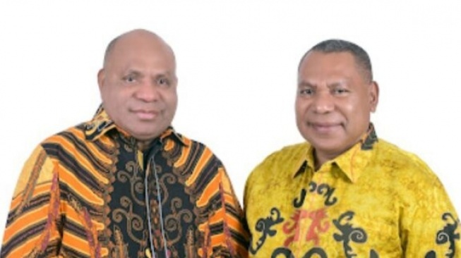 Profil Mathius-Aryoko, Cagub-Cawagub Menang Telak Hitung Cepat PSU Pilgub Papua 2025 versi Exit Poll
