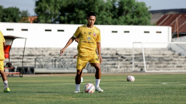 Gelandang Madura United, Fauzan Hanif. (Dok. LIB)
