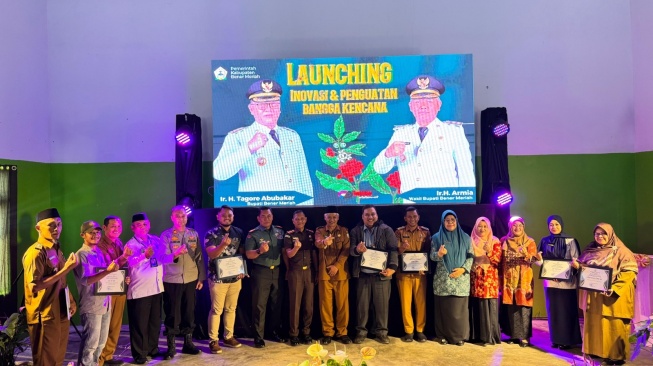 PT Metra-Net (Metranet), anak usaha PT Telkom Indonesia (Persero) Tbk (Telkom), melalui produk unggulannya Cazbox by Metranet bersama dengan Pemerintah Kabupaten Bener Meriah tunjukkan komitmen nyata taggulangi persoalan stunting (Dok: Telkom)