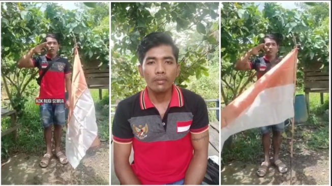 Klarfikasi seorang pria yang mengubah lirik lagu Indonesia Pusaka (X)