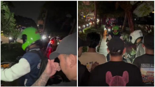 Detik-Detik Pejalan Kaki Ambil Alih Trotoar dari Serbuan Pengendara Motor Tak Sabaran