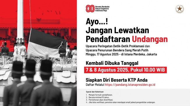 Cara Mendaftar di pandang.istanapresiden.go.id untuk Ikut Upacara HUT RI ke-80 di Istana Negara