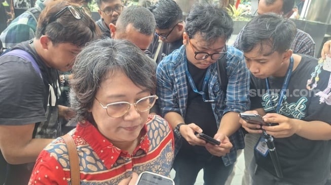 Juru Bicara Eks Menteri Agama (Menag) Yaqut Cholil Qoumas alias Gus Yaqut, Anna Hasbi. (Suara.com/Dea)