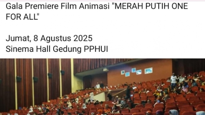 beredar foto Gala Priemere Aminasi Merah Putih All For One