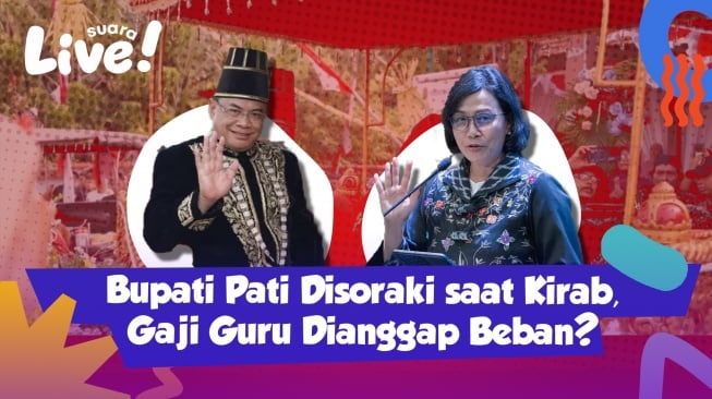 Suara Live! Bupati Sudewo Disoraki Warga, Sri Mulyani Buka Opsi Gaji Guru Tak Pakai Uang Negara?
