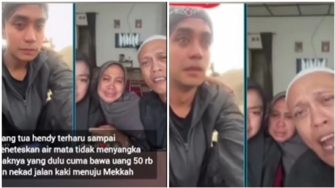 Hendy, pemuda Tangerang berhasil ke Mekah hanya berbekal uang Rp50 ribu (Instagram)