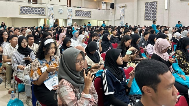 Healthy Me Fest 2025: Aku Muda, Aku Bijak, Aku Bahagia di Jakarta Timur, Sabtu (2/8/2025). (Suara.com/Dini Afrianti)