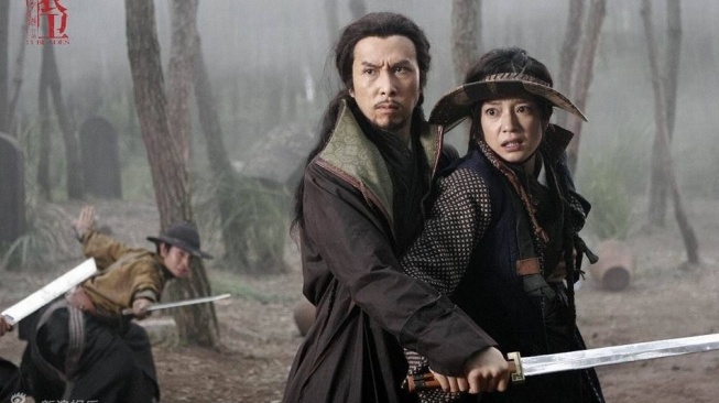 Film 14 Blades yang dibintangi Donnie Yen dan Zhao Wei akan tayang malam ini pukul 21.00 WIB di Indosiar. [YouTube]