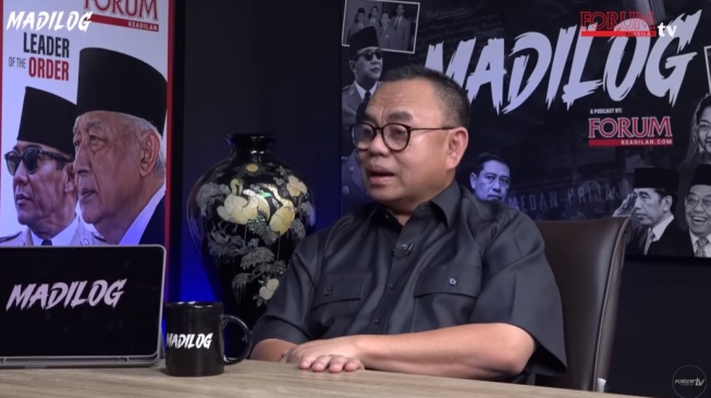 Mantan Menteri ESDM Sudirman Said di podcast Forum Keadilan TV. [YouTube]