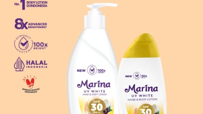 Marina UV White Extra SPF 30 Lotion. 