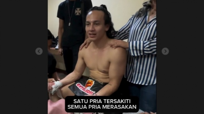 Jefri Nichol Ngaku Gak Tau Aturan Boxing usai Kalah dari El Rumi (Instagram/sumargodenny)