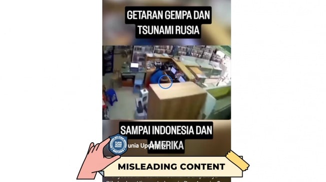 CEK FAKTA, Gempa Rusia dan Tsunami yang Disebut Sampai Indonesia-AS. [TurnBackHoax.id]