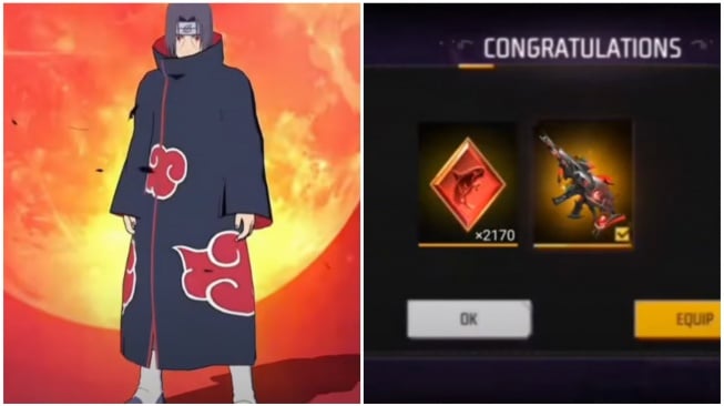 51 Kode Redeem FF Max Terbaru 11 Agustus: Dapatkan Bundle Itachi dan Evo Scar