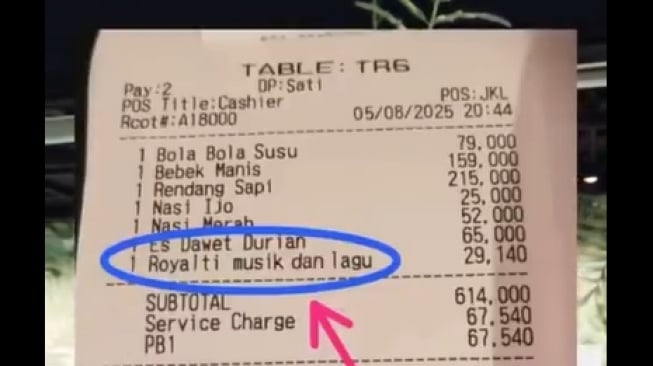 Viral Restoran Kenakan Biaya Lagu ke Pelanggan, Makan Enak Sambil Dengar Musik Kini Tak Gratis Lagi?