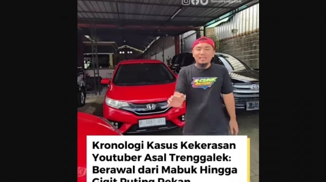 Viral! Youtuber Otomotif Mustofa Kepala Jenggot Jadi Tersangka Usai Gigit Puting Teman Sendiri