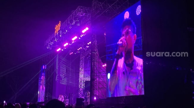 Kangen Band saat tampil di hari ketiga The Sounds Project pada Minggu, 10 Agustus 2025. [Suara.com/Tiara Rosana]