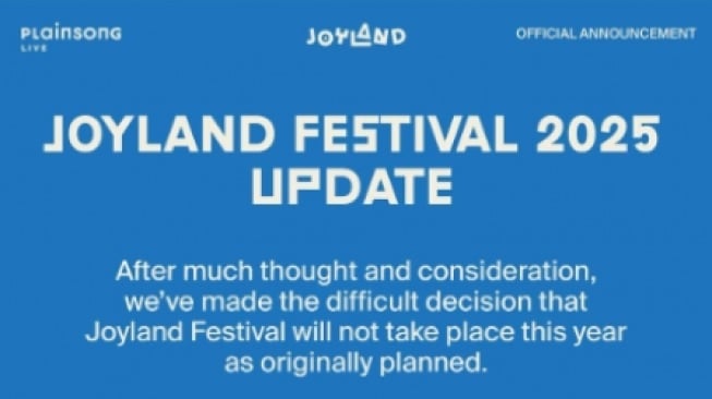 Joyland Festival 2025 Mendadak Dibatalkan, Netizen: Kena Efisiensi Anggaran?