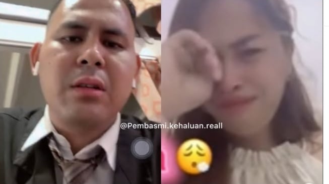 Viral Suami Pasrah Istri Nangis Gagal Lepas Regulator Gas, Ekspresinya Bikin Ngakak Massal