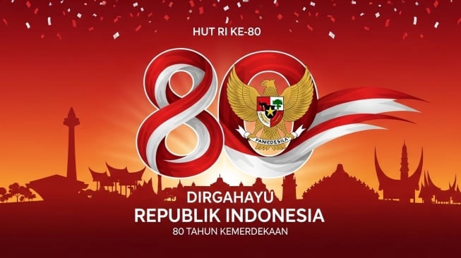 Inspirasi Desain Poster HUT RI ke-80, 20 Link Template Gratis untuk Meriahkan Kemerdekaan 17 Agustus