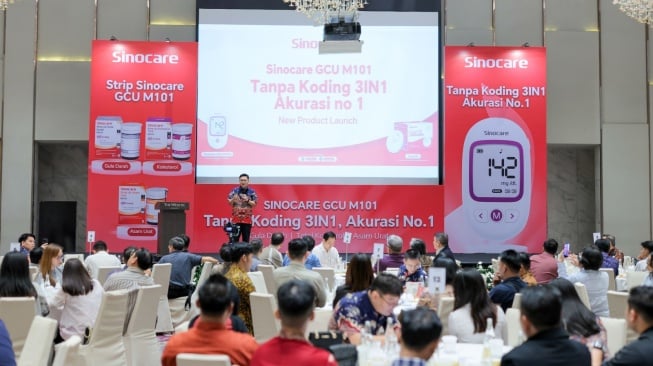 Sinocare meluncurkan alat kesehatan GCU M101. (dok. Sinocare)