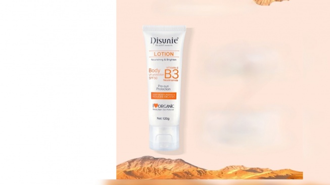 Disunie body lotion UV Protection SPF 50 (shopee.co.id)