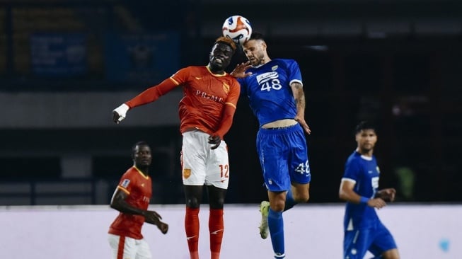 Persib Bandung berhasil meraih kemenangan dramatis atas Manila Digger dalam laga playoff AFC Champions League (ACL) 2 musim 2025-2026. [@persib] 