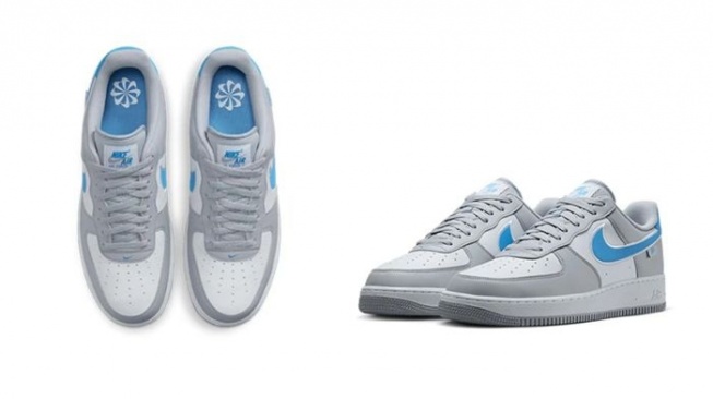 Nike Air Force 1 '07 Men's Basketball Shoes - Wolf Grey (footlocker.id)