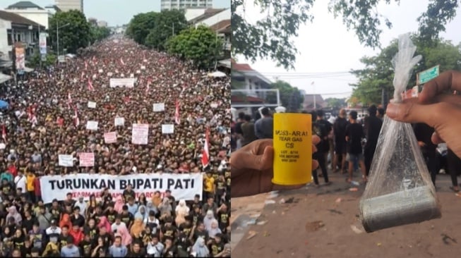 Gas Air Mata Kedaluwarsa di Demo Pati? Polisi Dituding Sengaja Pakai Stok Lama