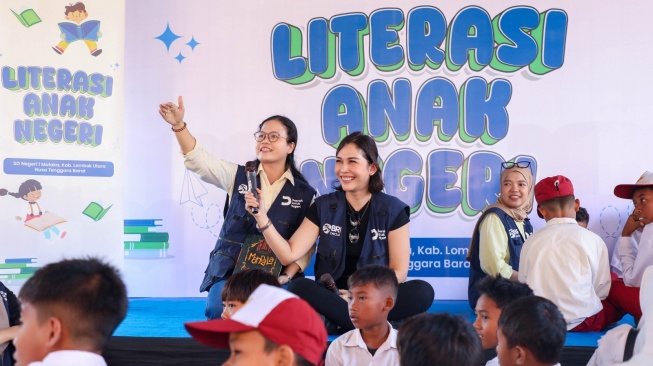 BRI Peduli Tingkatkan Literasi Anak Negeri di SD Negeri (SDN) 1 Malaka Pada Momen HUT RI