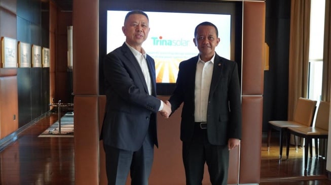 Menteri Bahlil Temui Perusahaan Solar PV di Tiongkok demi Kejar Realisasi PLTS 100 GW