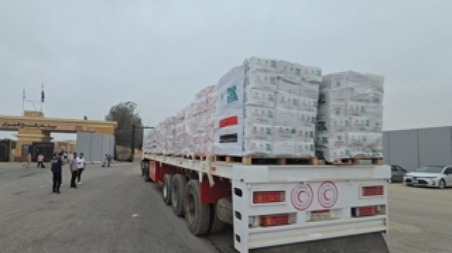 Terobos Blokade, 3 Truk Bantuan Baznas Bersama Mishr Al Kheir Berhasil Masuk Rafah