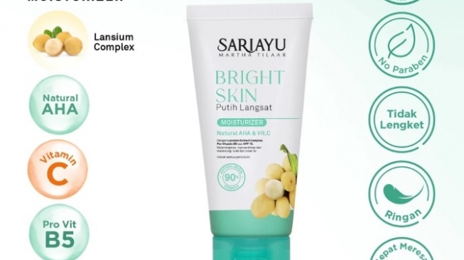 Sariayu Bright Skin Putih Langsat Moisturizer (Shopee)