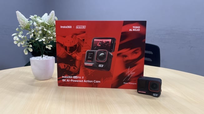 Review Insta360 Ace Pro 2 MM93 Edition. [Suara.com/Dicky Prastya]